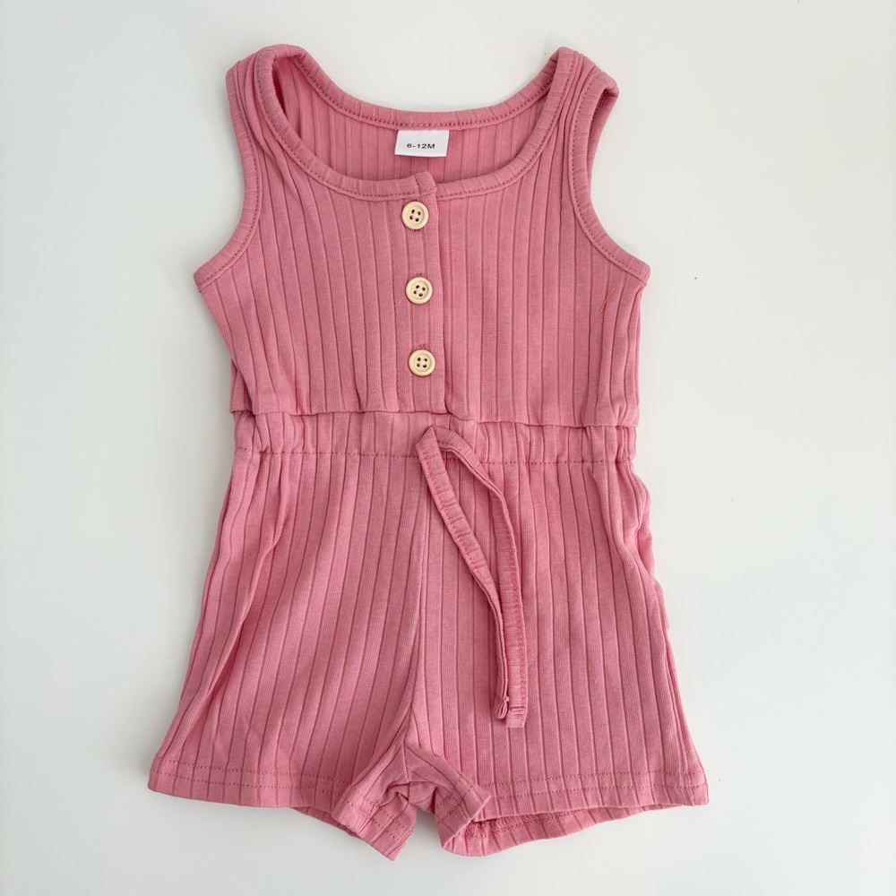 Pink Baby Girl Romper size 12-18M